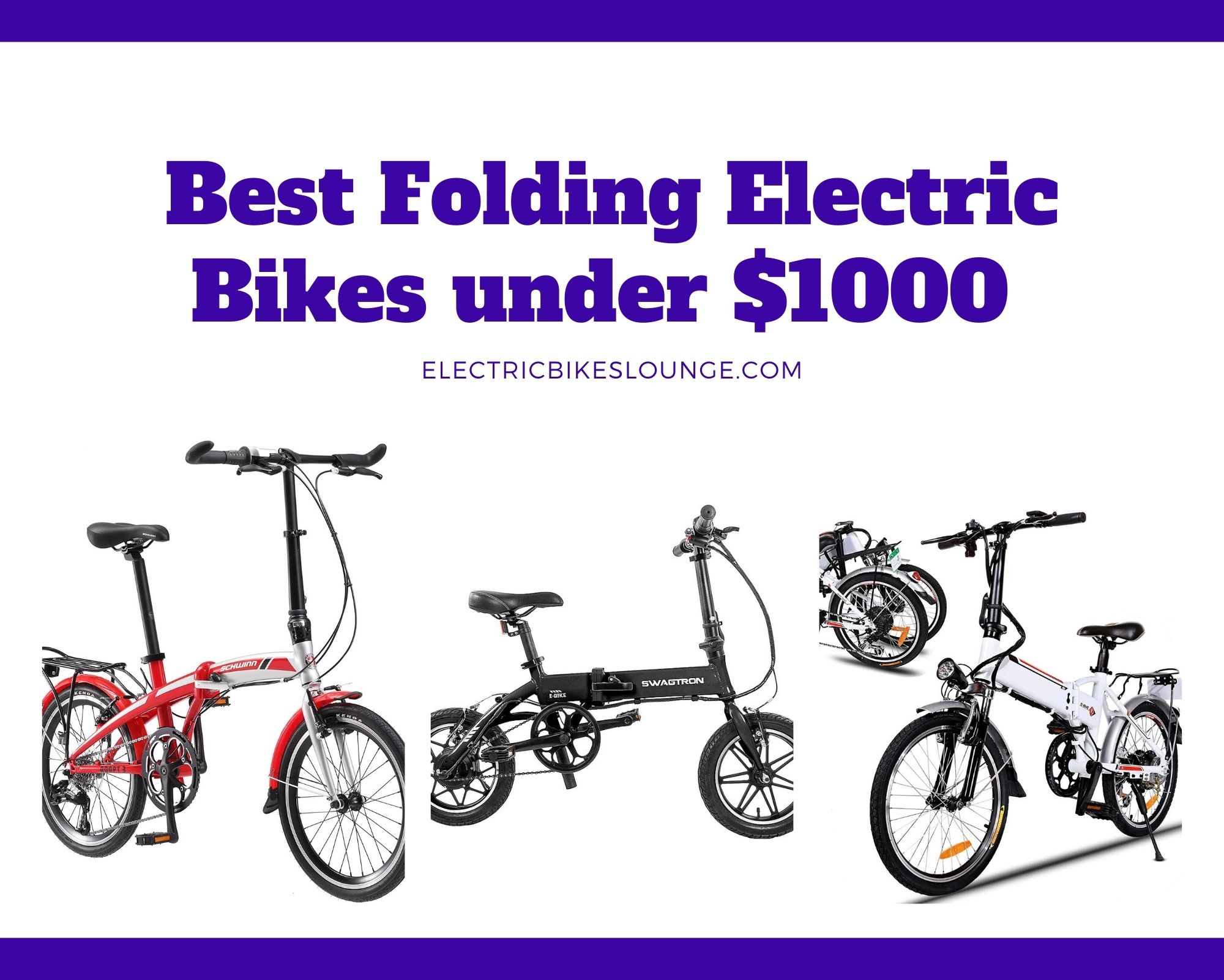 Best Folding Electric Bike Under 1000  