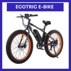 1. ECOTRIC Electric Powerful Bicycle 26“ Fat Tire