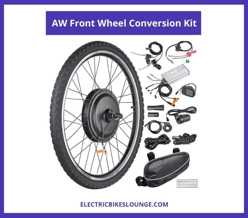 electric bicycle front wheel conversion kit