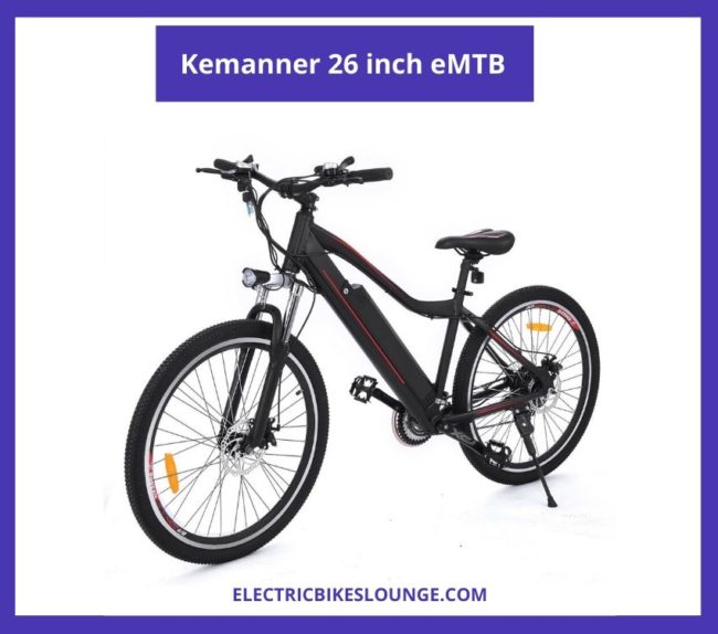 kemanner 26 inch electric mountain bike